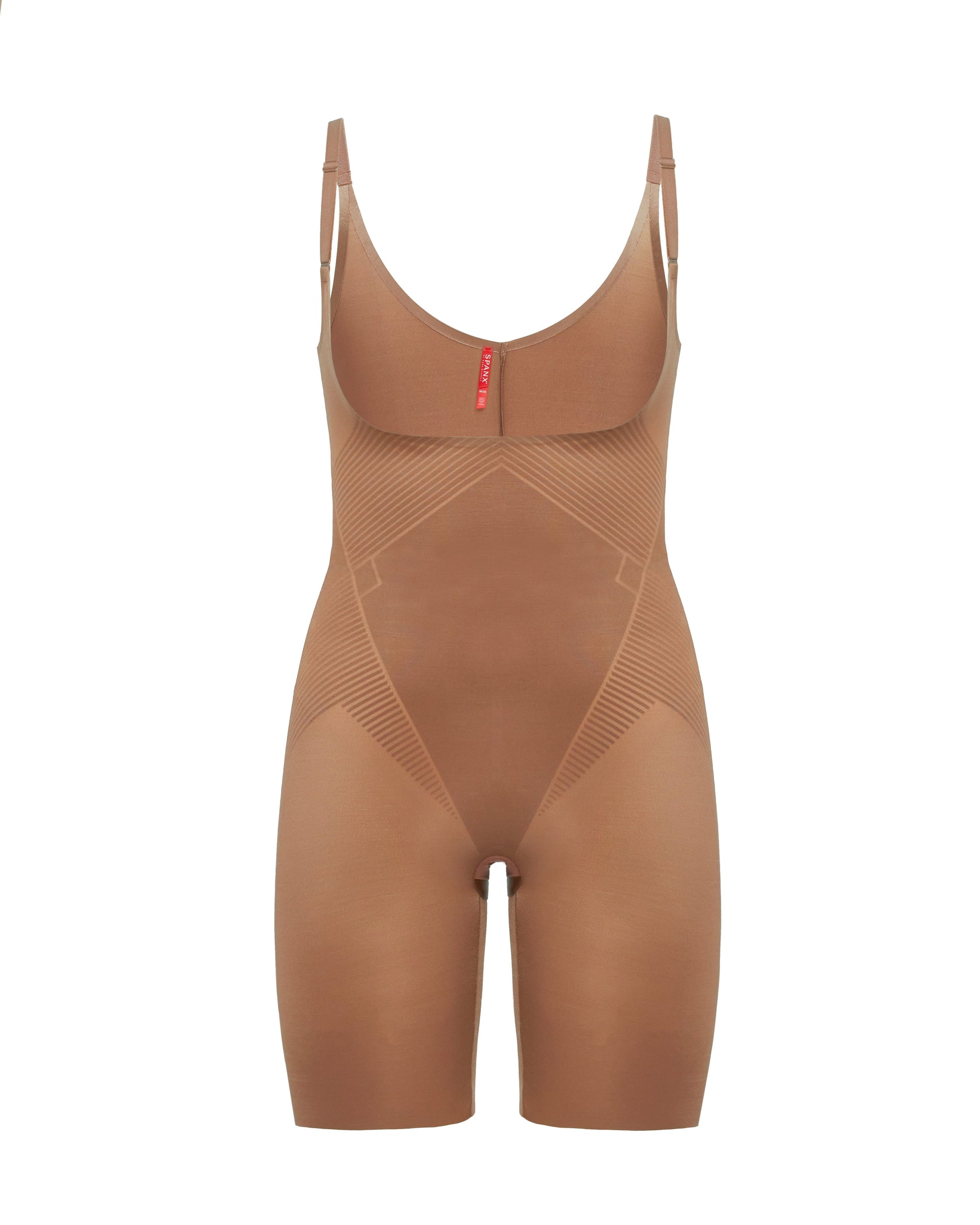 Invisible Open-Bust Mid-Thigh Bodysuit