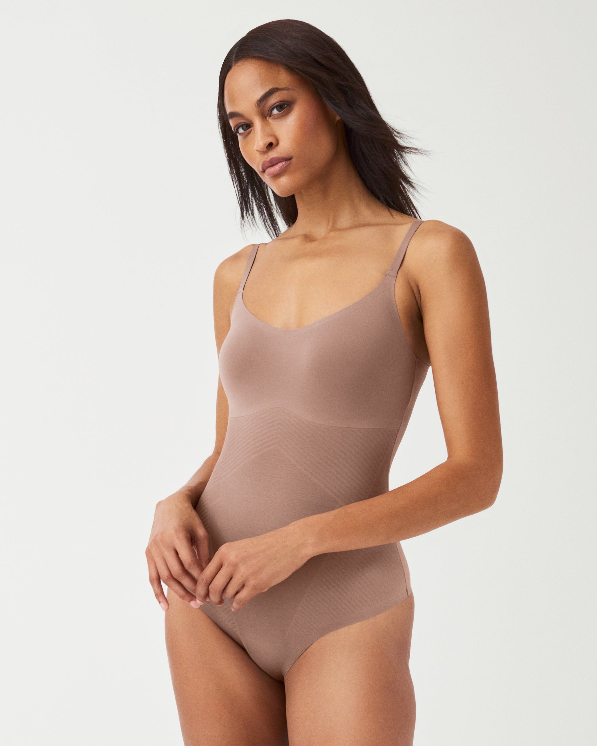 Invisible Cami Thong Bodysuit